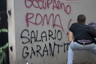 Roma - Scritte salario