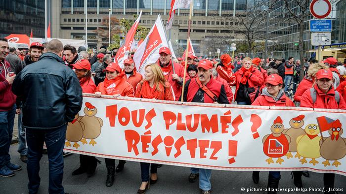 Manifestazione Belgio
