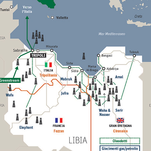 Libia mappa